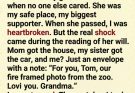 What started as heartbreak turned into revelation, and in that cracked frame, I found my grandmother’s final act of love.