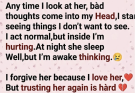 Forgiving is one thing, but silencing the mind is a daily battle. 💔 Is it truly possible to forgive and forget after betrayal? Need advice from anyone who has been through this.