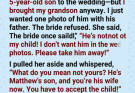 One wedding, one child, and a grandmother who changed everything with a single speech.