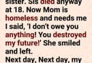 I turned my back on my homeless mother, but the shocking message she sent my husband the next day changed everything…