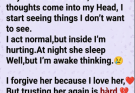 Rebuilding trust feels completely impossible right now. Please share your wisdom.