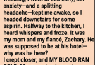 A splitting headache was the least of my problems. My heart is shattered. 💔‍🩹