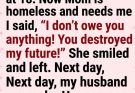 I turned my back on my homeless mother, but the shocking message she sent my husband the next day changed everything…