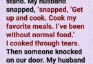 Days After My C-Section, My Husband Forced Me to Cook—But One Knock at the Door Changed My Life Forever
