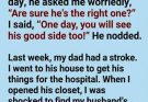 My father never approved of my husband… until a stroke led me to a hidden closet secret that revealed a truth neither of them had fully faced for years