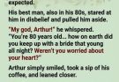 At 80, Arthur knew the real secret to marriage wasn’t stamina—it was laughter.