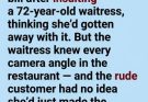 An Entitled Customer Called Me “Rude” and Walked Out on a $112 Bill — She Had No Idea This 72-Year-Old Waitress Was About to Teach Her a Lesson