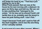 The man who shared my blood left me nothing. The man who shared a fishing dock changed my life forever. ❤️🎣
