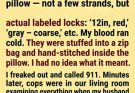 The discovery in his pillow was chilling, but his reaction when the police arrived changed everything.