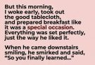 A silent lesson turned into a moment that changed everything.