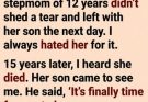 A long-buried truth finally comes to light after years of silent resentment.