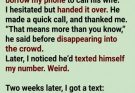 I let a stranger borrow my phone at a train station… two weeks later, a text from his wife revealed why that one-minute favor meant more than I could ever imagine.”