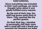 I thought these guests were secretly hoarding hotel supplies for themselves… but the truth hidden inside their room left our entire staff in tears. ❤️😭