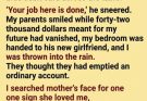 They stole my savings, gave away my room, and threw me out in the rain… but the phone call they never saw coming cost them everything.