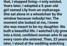 The day I adopted a little girl no one wanted, I thought I was saving her life. Twenty-three years later, at her wedding, one unexpected visitor revealed a heartbreaking truth that changed all of our lives forever. ❤️