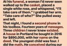 At my husband’s funeral, a stranger whispered, ‘I’ll take care of them.’ Hours later, I discovered his second phone—and a secret family that changed everything I thought I knew about my marriage