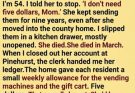 My mother only had five dollars a week… and she spent every penny loving me.