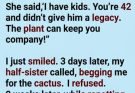 She laughed when Dad left me a cactus instead of millions… but that little plant was hiding the inheritance she could never steal. 🌵💰