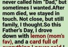 I never called him “Dad” while my mother was alive. Years later, on Father’s Day, I finally did—and his reaction broke my heart.