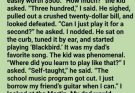 I gave away my late father’s prized guitar to a boy with only $20… Months later, a knock at my door changed my life forever.