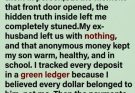 For 7 years, my former in-laws secretly sent me $800 every month after my divorce. When the payments suddenly stopped, I finally learned the truth: my ex-husband had died seven years earlier—and those 84 payments were the last promise he made to our son.
