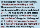 He laughed while I suffered—until one doctor believed my injuries, called 911, and ended the nightmare my family had spent years hiding.
