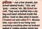 I found labeled bundles of women’s hair sewn inside my husband’s pillow and called the police. When he walked in carrying another bag and saw the officers, his face went white. But the truth was nothing like what I feared.