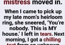 I Left My Home in Tears, Holding Only My Mother’s Ring. Weeks Later, My MIL Came to See Me